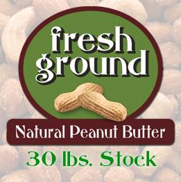 Natural Peanut Butter Stock (30 lb.)