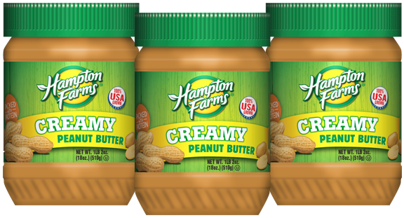 Creamy Peanut Butter (18 oz.) - 3 pack